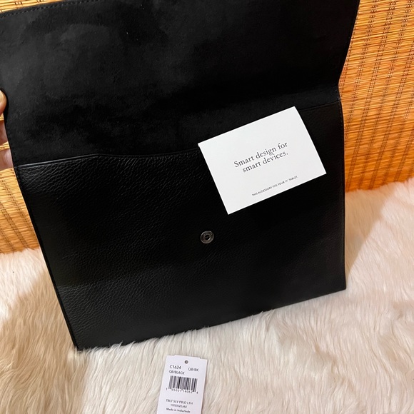 NWT Coach leather Tablet Sleeve - Picture 5 of 7